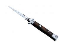 ★ Stiletto Knife Damascus Steel